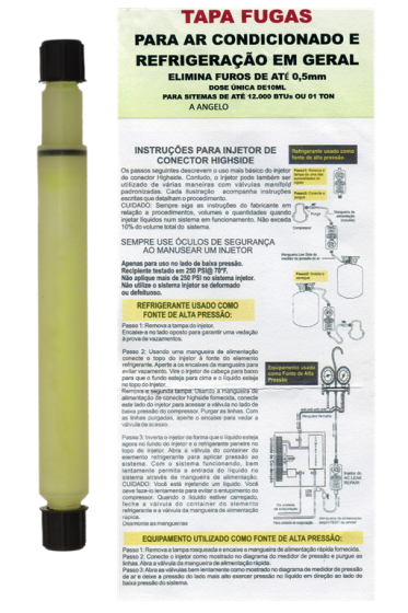 1526 TAPA FUGAS P. AR COND. E REFRIG. (10 ML)